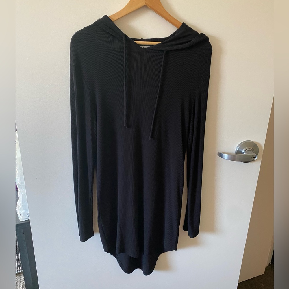 Blackwell Stretch Ribbed Long Line Hoodie